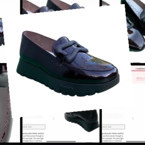 WONDERS loafer in Burgundy 40 NWT - Picture 3 of 11